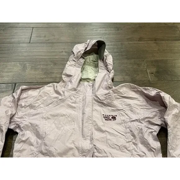 Mountain Hardware Youth Girls Conduit Silk Full Zip Hooded Raincaot Jacket M - Picture 4 of 10